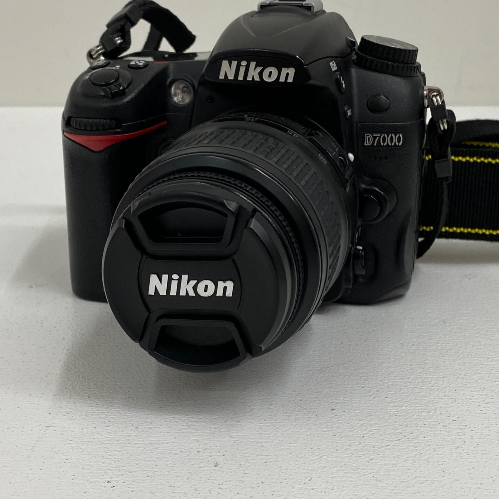 【加古川店】 Nikon D7000 18-55mm F3.5-5.6レンズキット D7000 一眼レフ ニコン F APS-C 1620万画素 ファインダーカバー欠品 【405】 14,400円