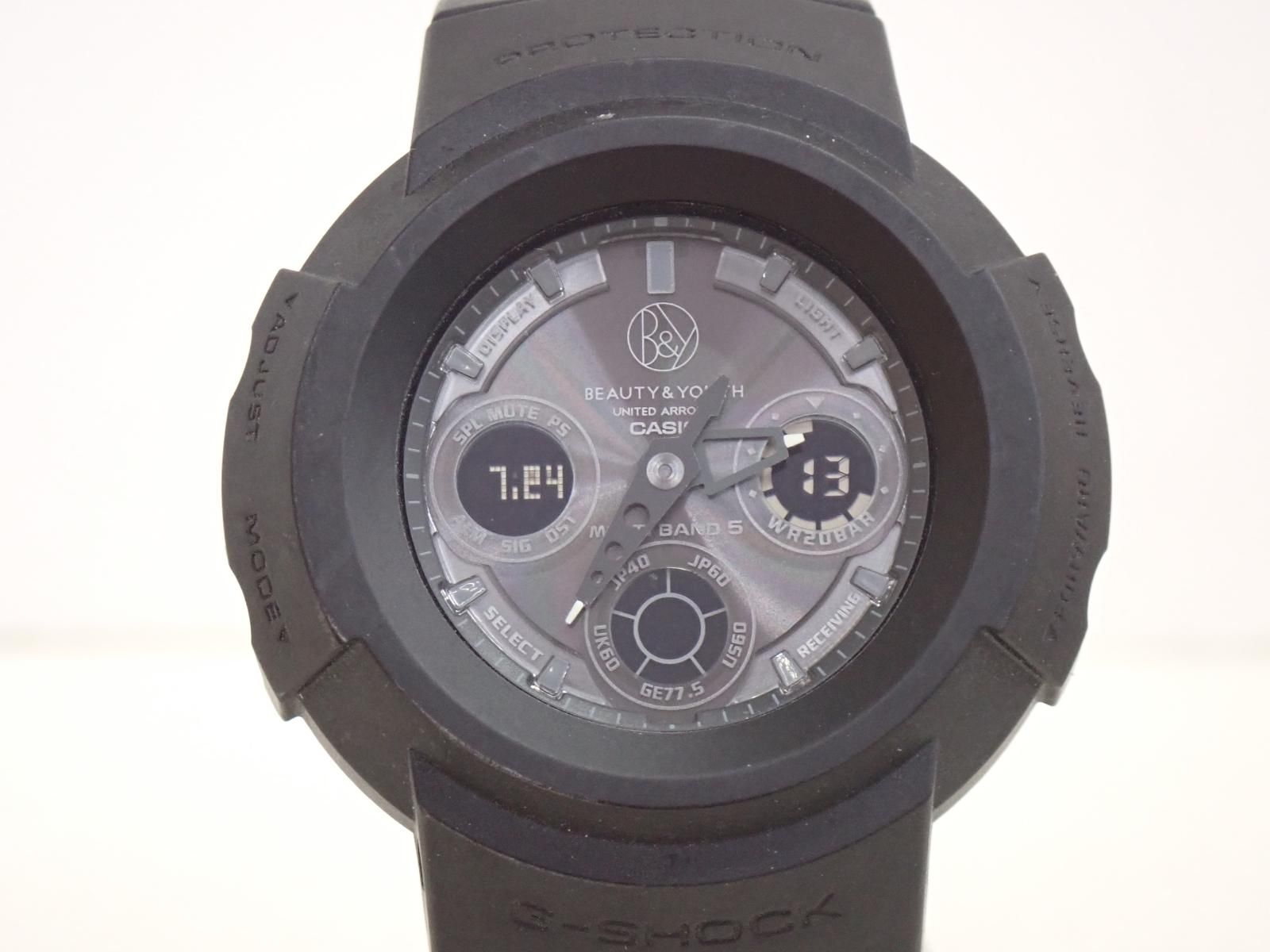 ★9313☆G-SHOCK ジーショック BEAUTY&YOUTH ビューティ＆ユース AWG-M500BY タフソーラー マルチバンド5 UNITED ARROWS 腕時計