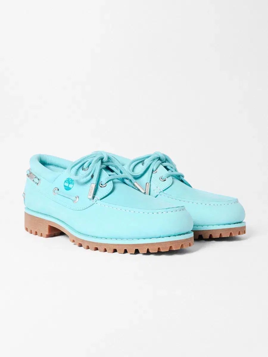 250 Timberland ティンバーランド × JACQUEMUS ジャックムス アセンティック ボート シューズ アクア ヌバックレザー TB0A6G7F04V