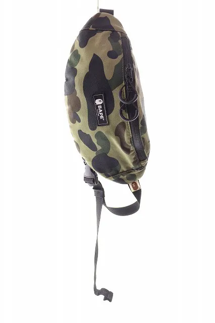 アベイシングエイプ A BATHING APE 1ST CAMO PACKABLE WAIST BAG カモ