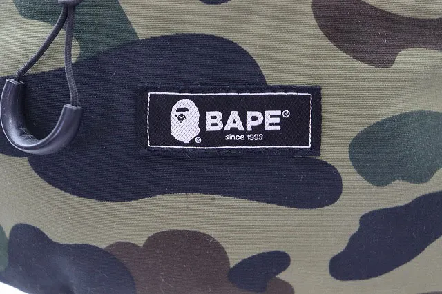 アベイシングエイプ A BATHING APE 1ST CAMO PACKABLE WAIST BAG カモ