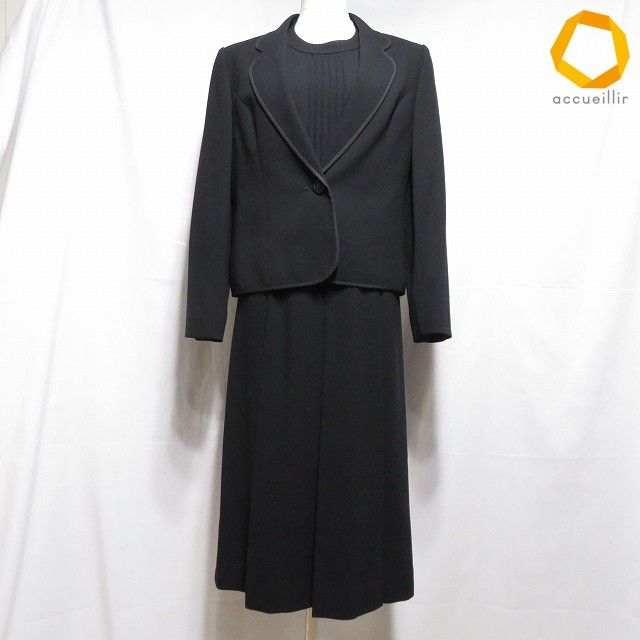 #anc ラピーヌ LAPINE セットアップ 9 黒 フォーマル ワンピーススーツ ジャケット ベルト ロング レディース [1016093] 8,760円