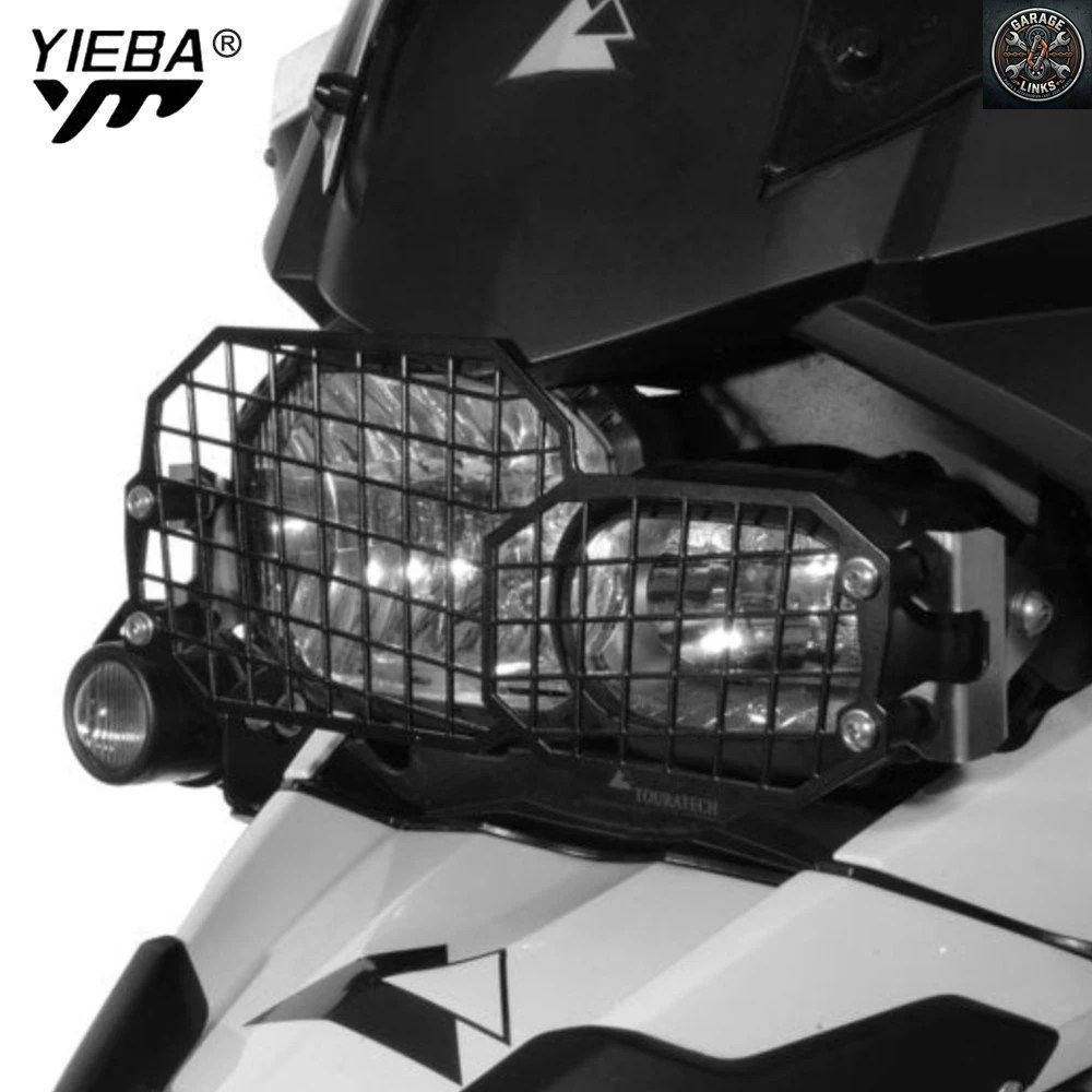 ADV モーターサイクル ヘッドライト プロテクター グリル ガード カバー ハンドライト グリル BMW F800GS F700GS F650GS TWIN F700 F650GS