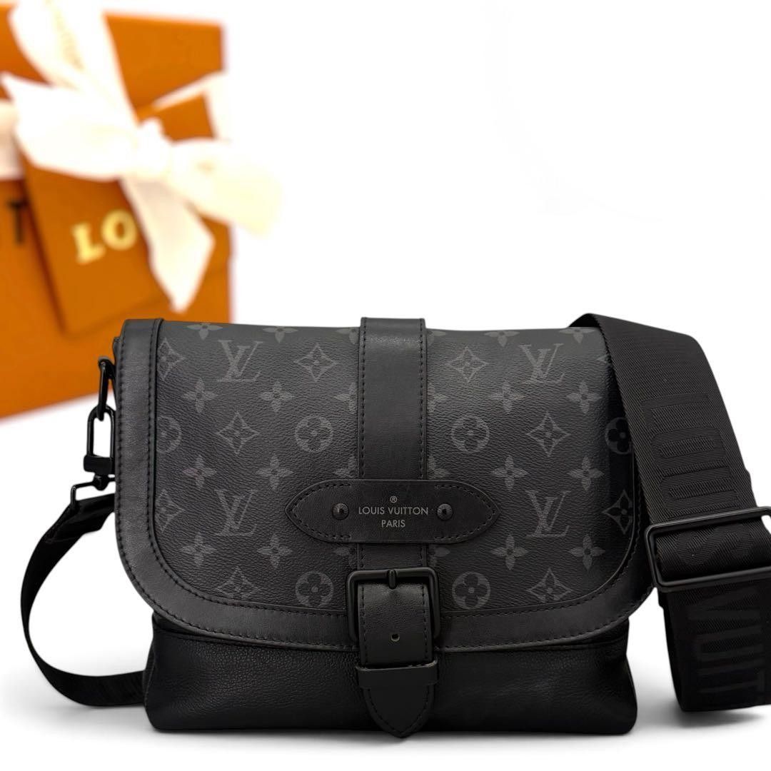 ルイヴィトン　モノグラム　エクリプス　ソミュール　メッセンジャーバッグ LOUIS VUITTON ショルダーバッグ