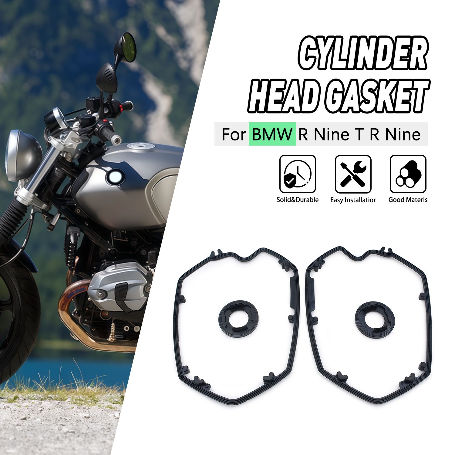 BMW R Nine T 2019-2023 用 シリンダーヘッドカバーガスケットキット 11127923660 10,777円