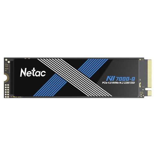 Netac SSD 1TB M.2 PCIe Gen4×4 ( ヒートシンク付き )最大7100MB/s NVMe 3D NAND採用 2280 内蔵 SSD PS5確認済み LDPCエラー訂正 デスクトップ ノートパソコンに適用 メーカー5 42a907ff