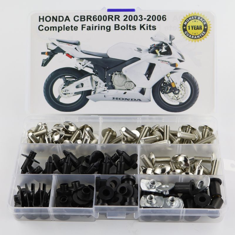 ホンダ CBR600RR 2003-2006 用 フェアリングボルトキット