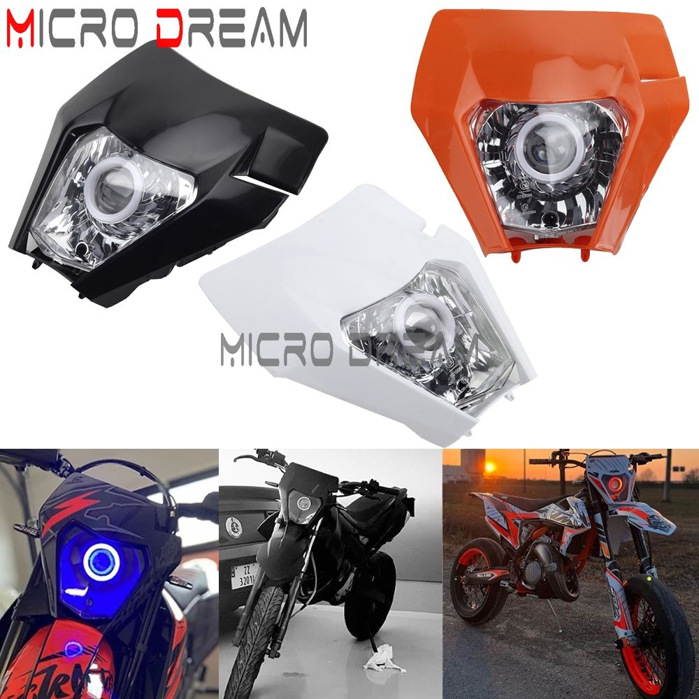 エンデューロダートバイク用 LED ヘッドライト ハイ/ロービーム