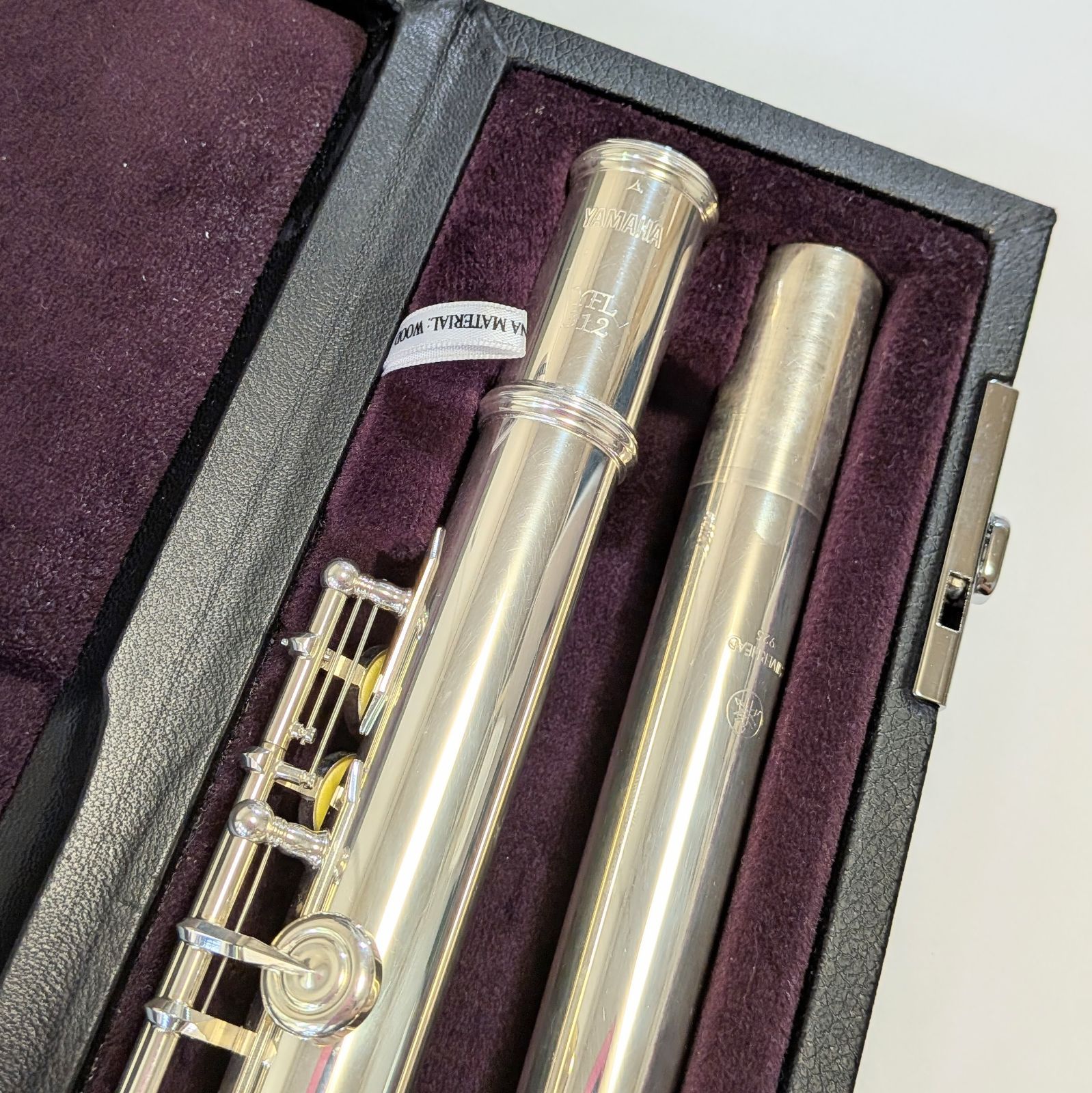 <全タンポ交換済み 美品>フルート ヤマハ YFL-312 頭部管銀製モデル 純正ケース・ケースカバー付属 メンテナンス良好品 YAMAHA FLUTE YFL312