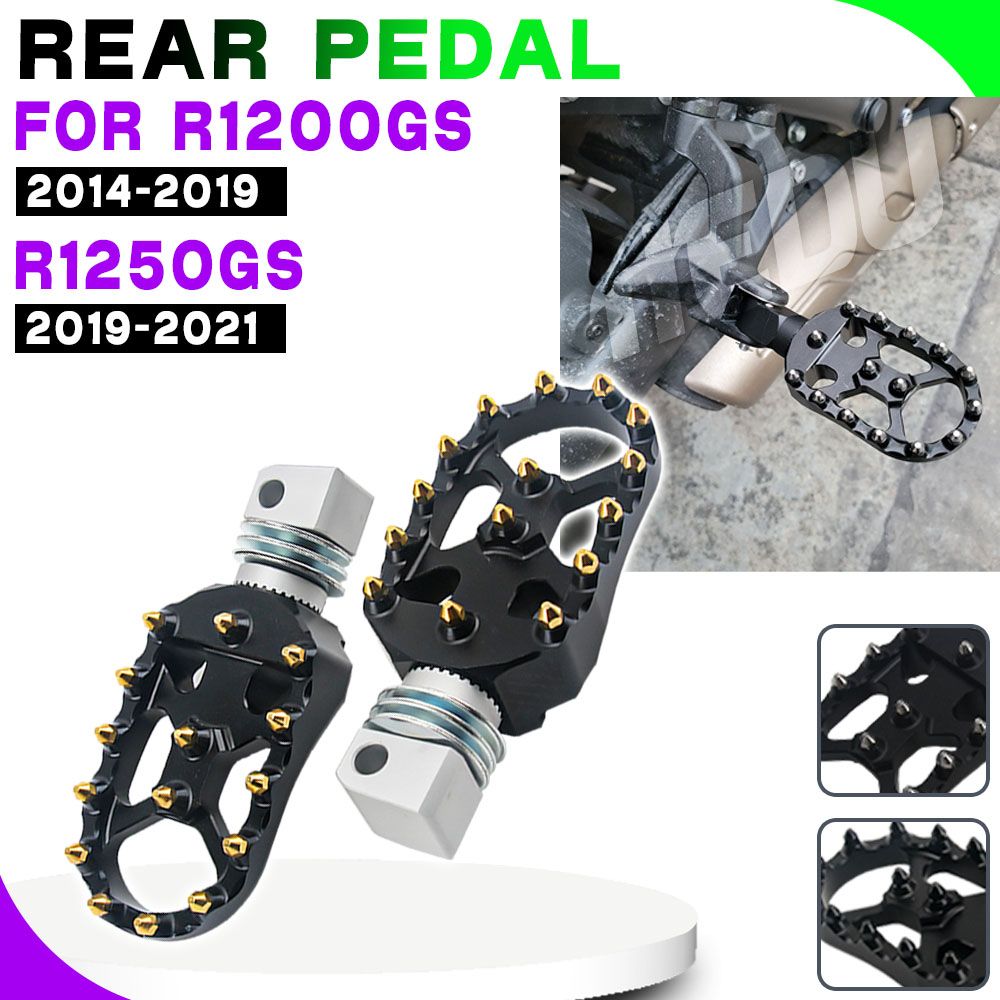 BMW R1200GS/R1250GS 用 調整可能リアフットレスト 回転式フットペグ 10,565円