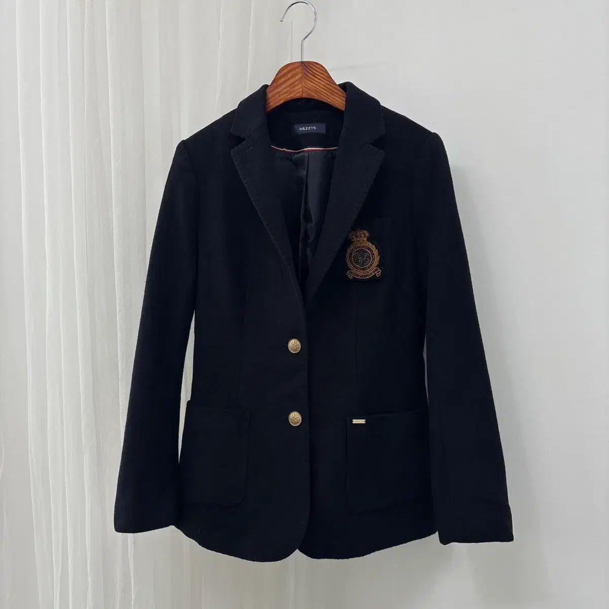 ヘジス HAZZYS アイビーリーグ プレッピー 룩 レディース ジャケット xs