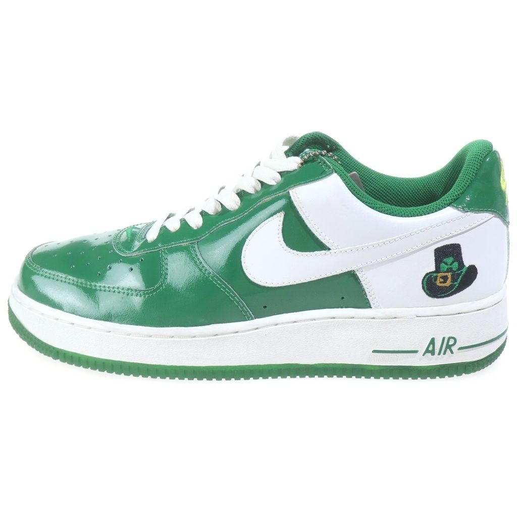 NIKE (ナイキ) 【観賞用2006年】AIR FORCE1 ST PATRICKS DAY 312945-311 エアフォース1パトリックス デイ ローカットスニーカー ホワイト/グリーン US9.5/27.5cm