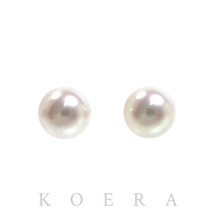 MIKIMOTO ミキモト K18YG イエローゴールド ピアス PE-2SK アコヤパール約6.3mm 1.6g レディース 中古 美品 35,750円