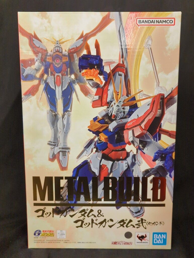 BANDAI SPIRITS METAL BUILD 機動武闘伝Gガンダム ゴッドガンダム&ゴッドガンダム弐 修正パーツ無し