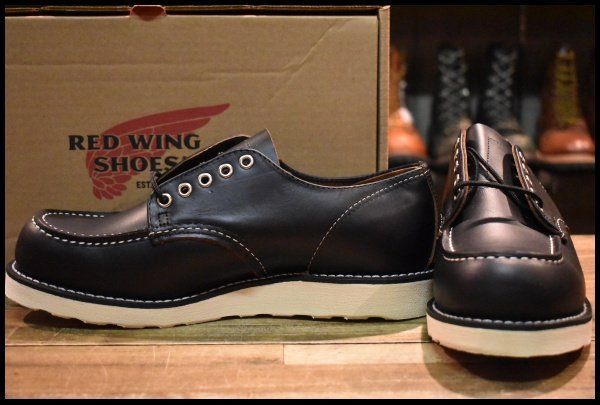 【9D 箱付 未使用 25年】レッドウィング 8090 オックスフォード 黒 ブラックプレーリー モックトゥ ローカット ブーツ redwing HOPESMORE 【GE236】 35,022円