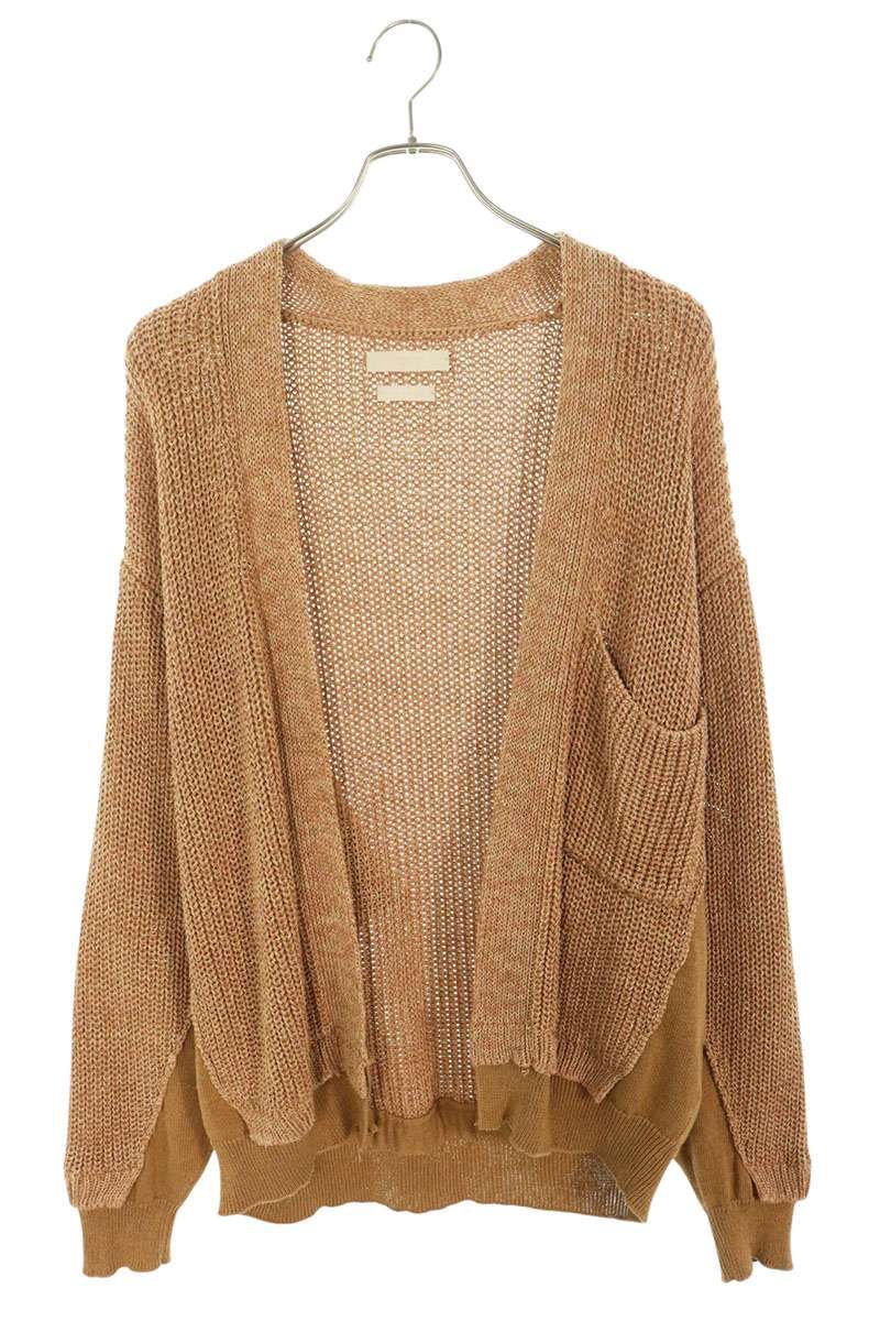 ヨーク YK21SS0223S/5G Connecting Rib Cardigan ドッキングニットカーディガン メンズ 1