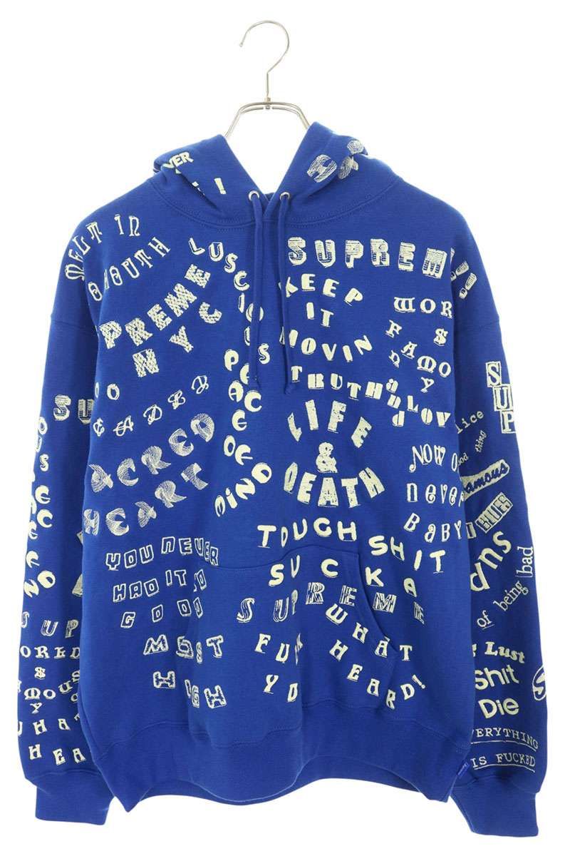 シュプリーム 26SS Too Deadly Hooded Sweatshirt トゥーデッドリーフーデッドスウェットシャツパーカー メンズ M