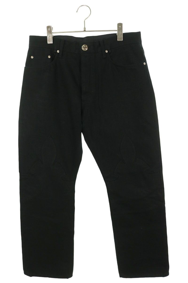 クロムハーツ DNM PANTS クロスボールフレアニーデニムパンツ メンズ 34インチ