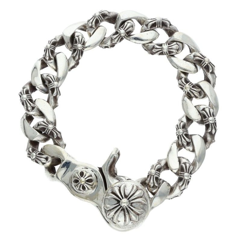 クロムハーツ FNCY CHN LNK/ファンシーリンククリップ シルバーブレスレット メンズ 15LINK 405,855円