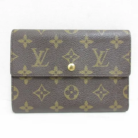 ルイヴィトン LOUIS VUITTON モノグラム ポルトトレゾール エテュイ
