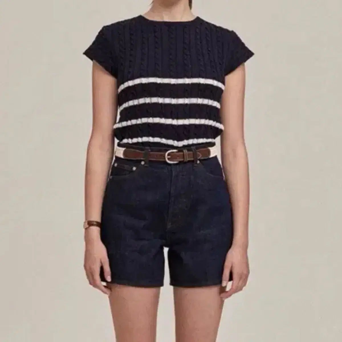 ザ・バーネット breton knit ブレトン 夏 ニット
