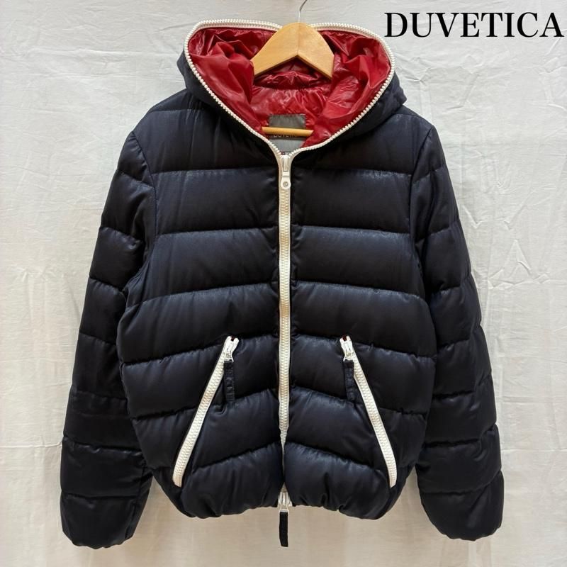 デュベティカ DIONISIO WOOL ディオニシオ ウール カシミヤ U.2251.11/1087 フルジップ 短丈 フーデッド ダウンジャケット レディース 44 ISItems【USED】【古着】【中古】50164601