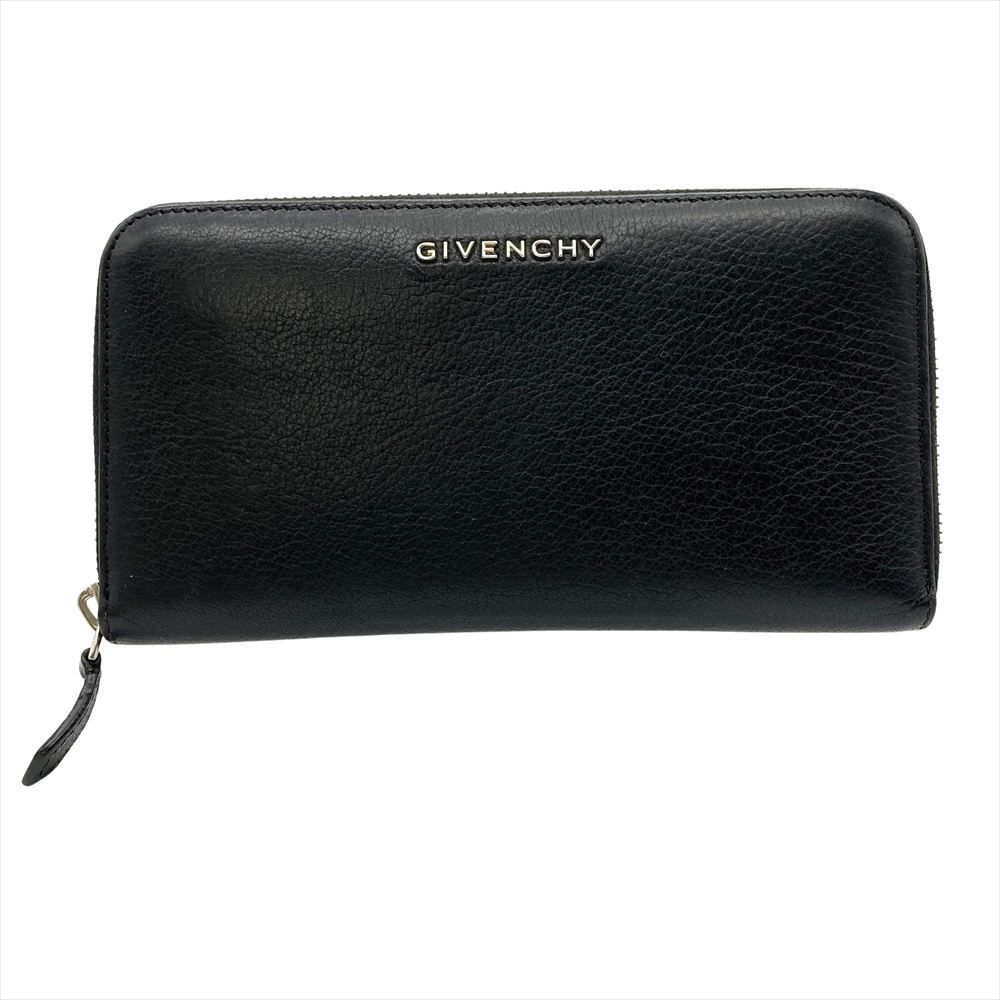 ジバンシー Givenchy パンドラ 長財布 レザー BC06224012 001 ブラック シルバー金具 ABF0137 ユニセックス【中古】