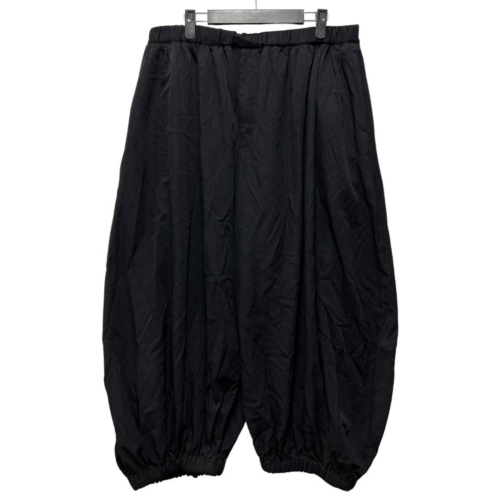 BLACK COMME DES GARCONS ブラックコムデギャルソン 1P-P022 ポリ縮絨バルーンパンツ ポリエステル ブラック サイズXL 正規品 / 55925