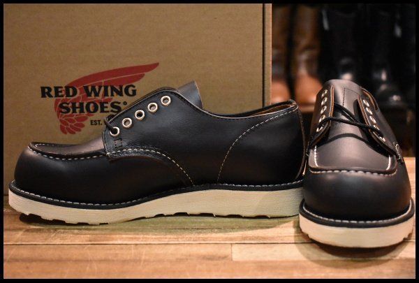 【7D 箱付 未使用 24年】レッドウィング 8090 オックスフォード 黒 ブラックプレーリー モックトゥ ローカット ブーツ redwing HOPESMORE【GP708】 35,022円