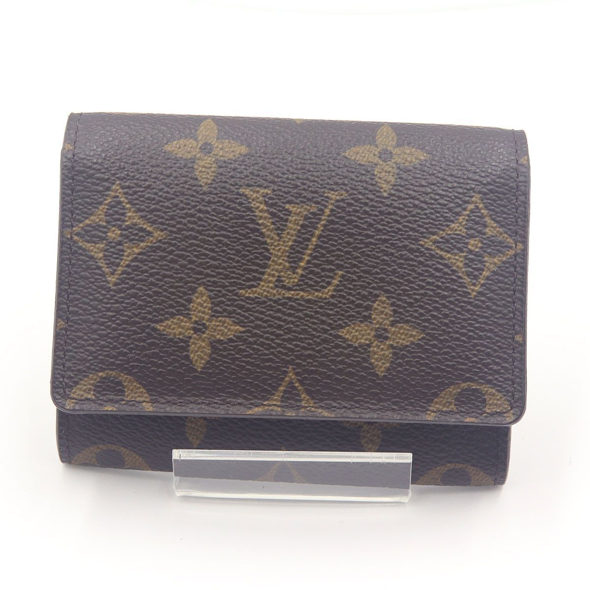 ルイヴィトン（LOUIS VUITTON）モノグラム　アンヴェロップ・カルト　ドゥ　ヴィジット　M62920　W10.5cm×H8cm×D1.5cm　ユニセックス（中古）