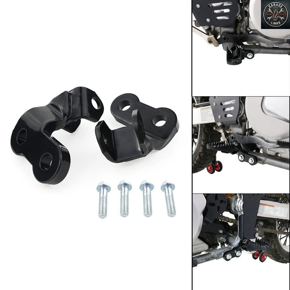 オートバイ DR650 DR 650 1996-2020 2022 - 25 フットペグローワーリングマウント フットペグローワーリングキット