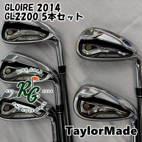 【中古】アイアンセット テーラーメイド GLOIRE 2014◆GL2200 5本セット◆R◆30[9196]