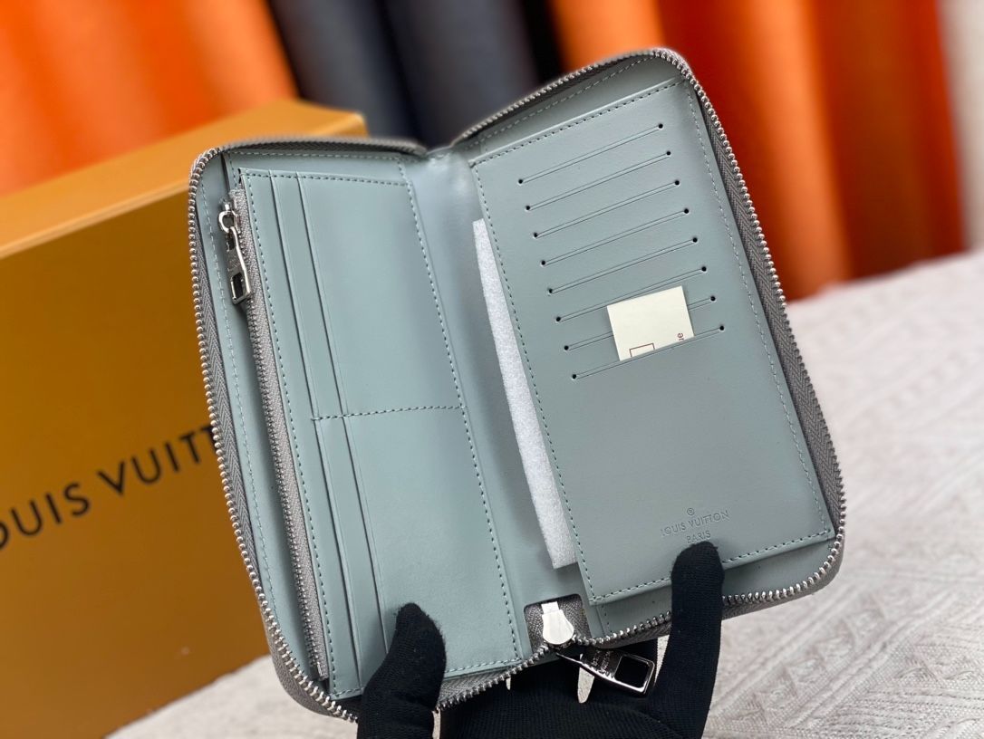 【本日限定特価】Louis Vuitton メンズ ラウンドファスナーウォレット 20×10cm ダミエグラファイト ※こちらの商品は海外製の並行輸入品です。 [本日特価|新品未使用品]