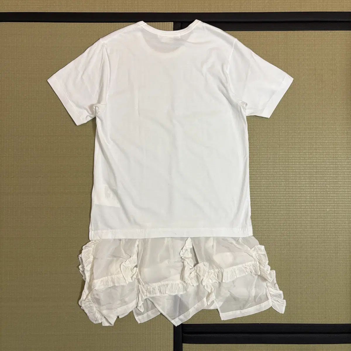 COMME des GARCONS コム・デ・ギャルソン コム・デ・ギャルソン ヘム フリル 半袖 Tシャツ