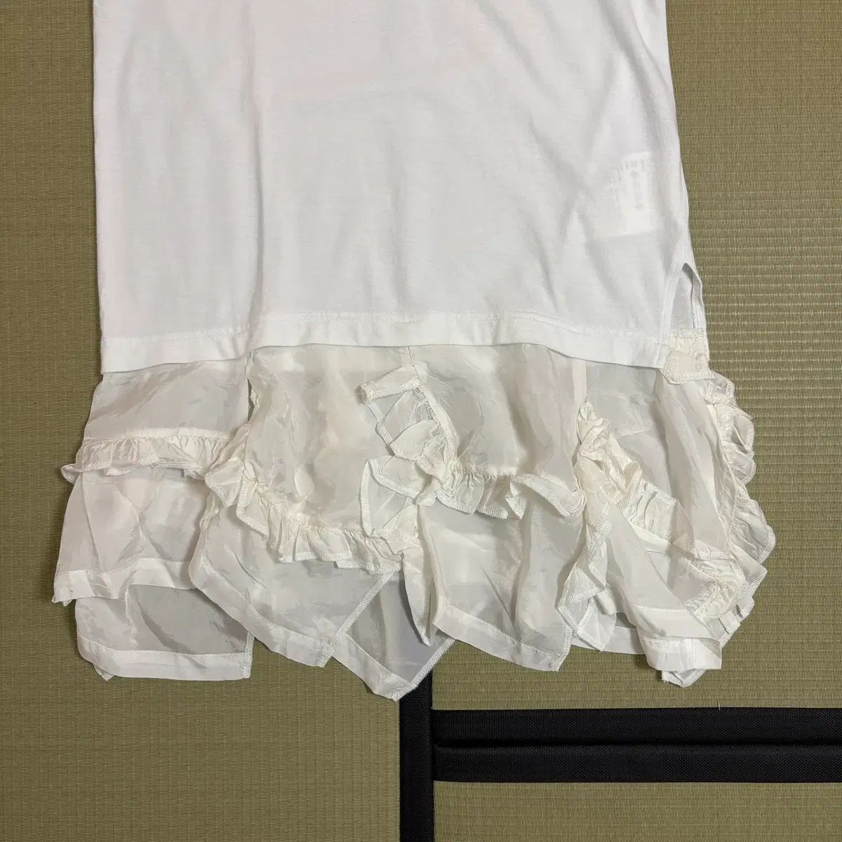 COMME des GARCONS コム・デ・ギャルソン コム・デ・ギャルソン ヘム フリル 半袖 Tシャツ