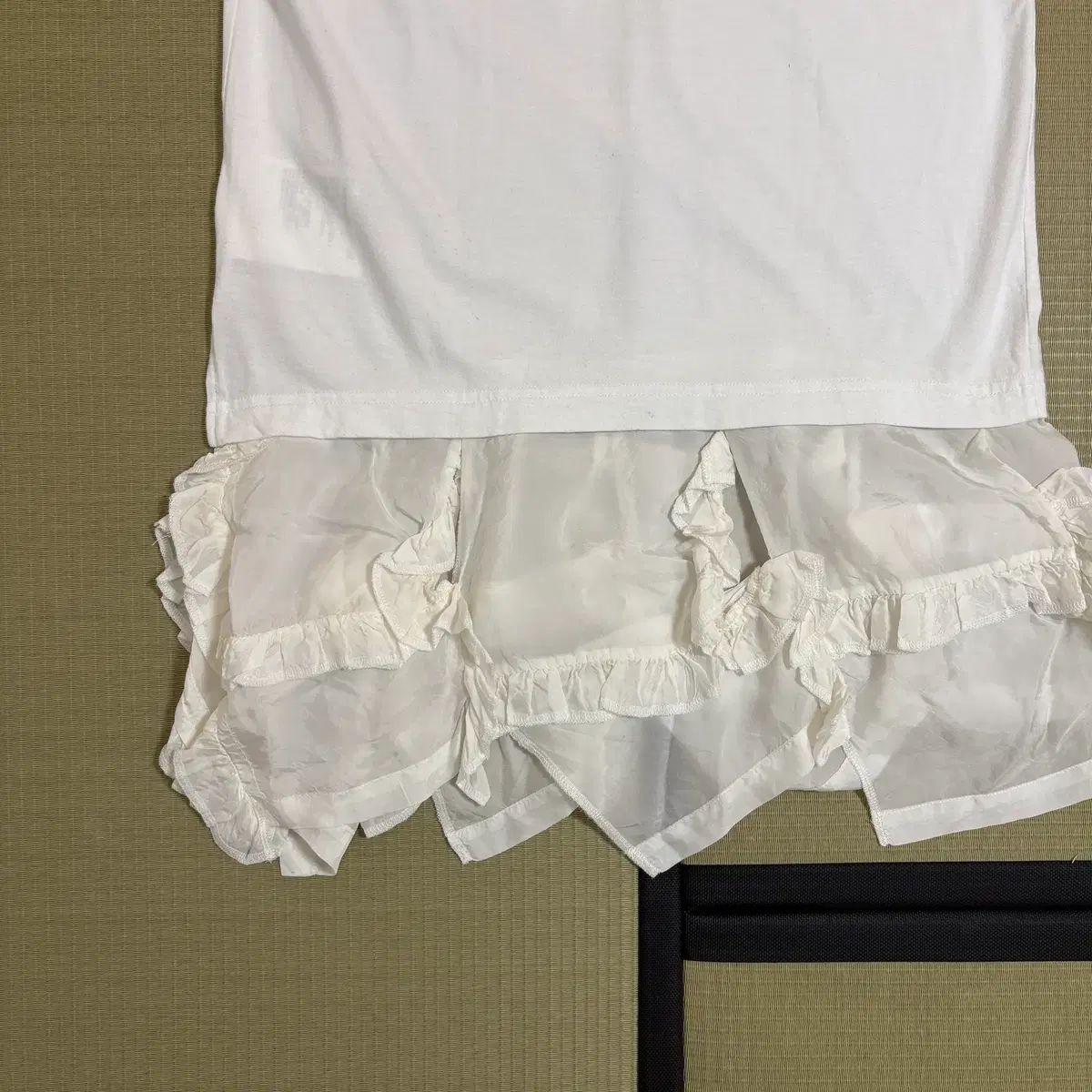 COMME des GARCONS コム・デ・ギャルソン コム・デ・ギャルソン ヘム フリル 半袖 Tシャツ