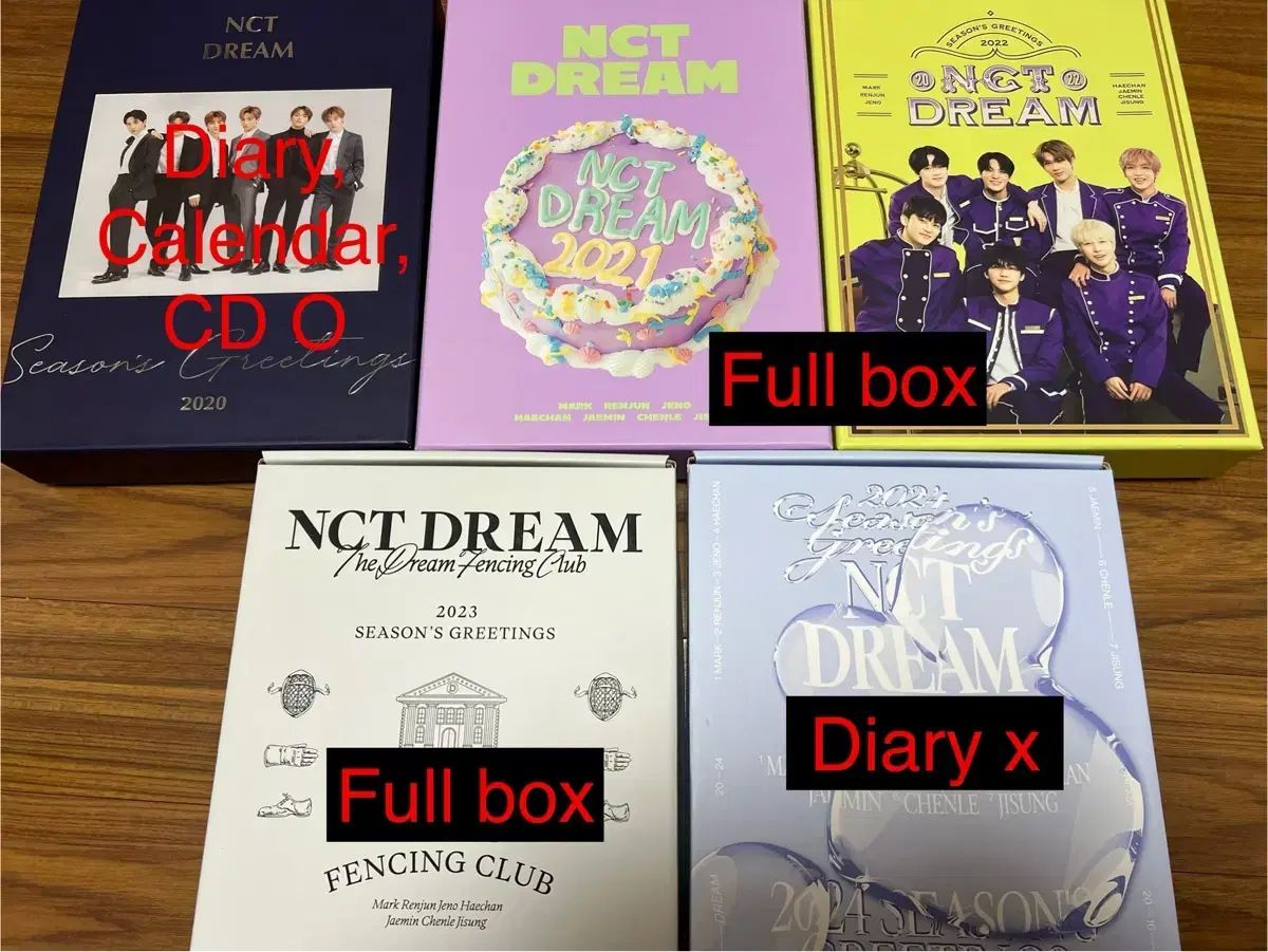 NCT DREAM シーグリ シーズングリーティング まとめ NCT(エヌシーティー) 127 トレカ トレカ シーグリ 2020 2021 2022 2023 2024