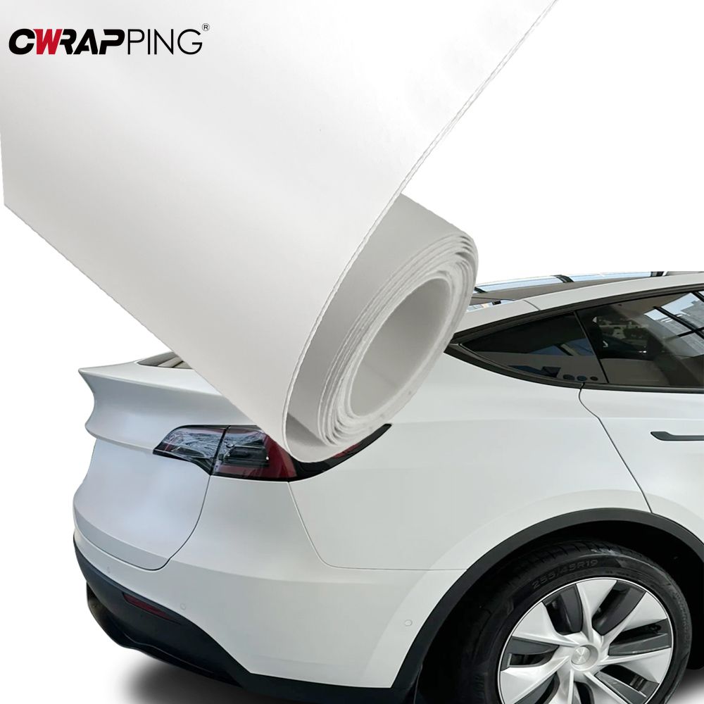 cwrapping マットホワイト 車体用ビニールラッピングフィルム 防水 傷防止 ステッカー バイク・カー対応