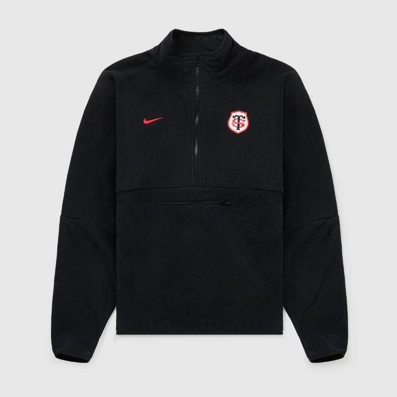 【送料無料・匿名配送】Nike ナイキ スタッド・トゥールーザン 26/27 公式 ポーラー フリース トップ 黒 赤 ハーフジップ 新品 正規品 22,306円
