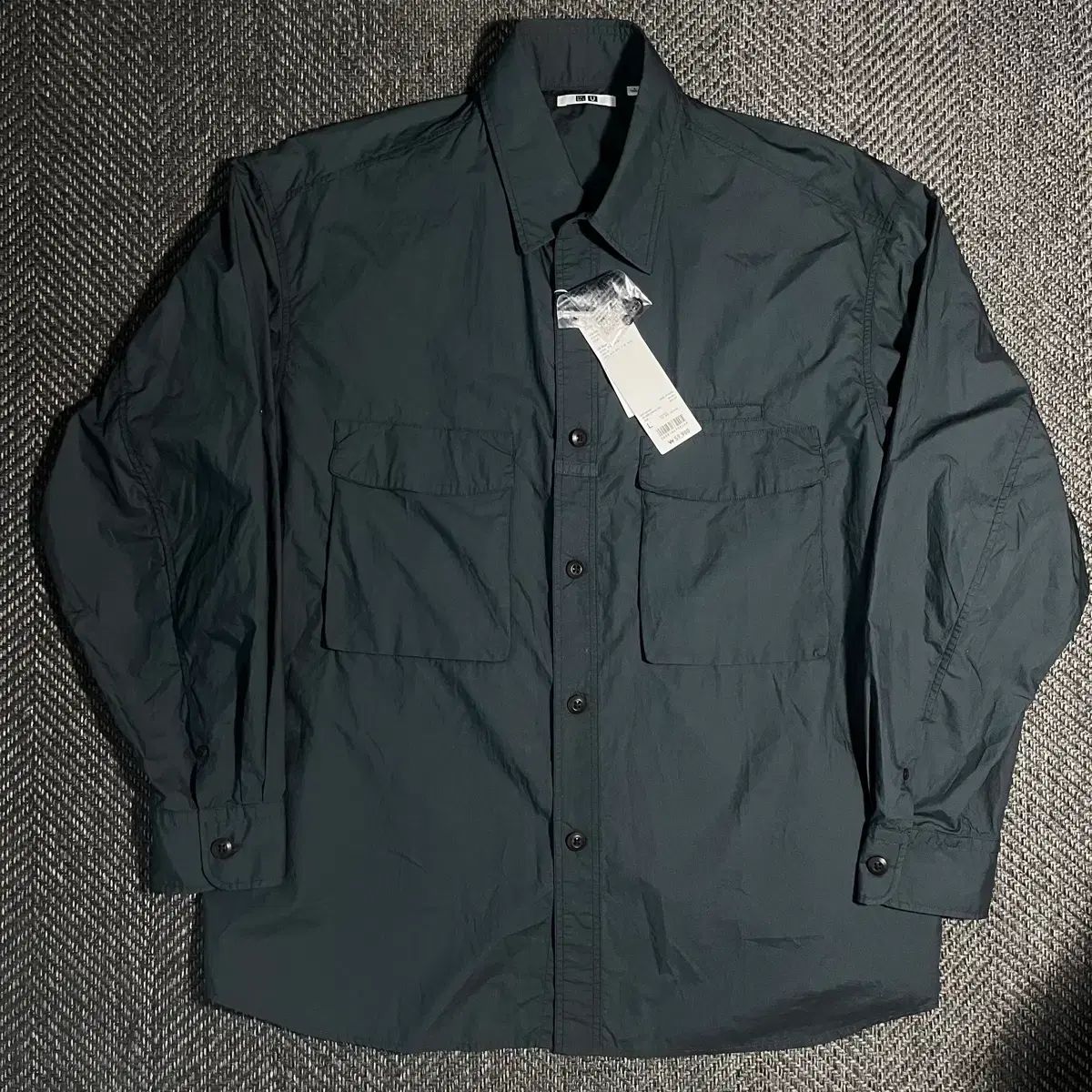 L UNIQLO U ユニクロ U ロールアップ シャツ