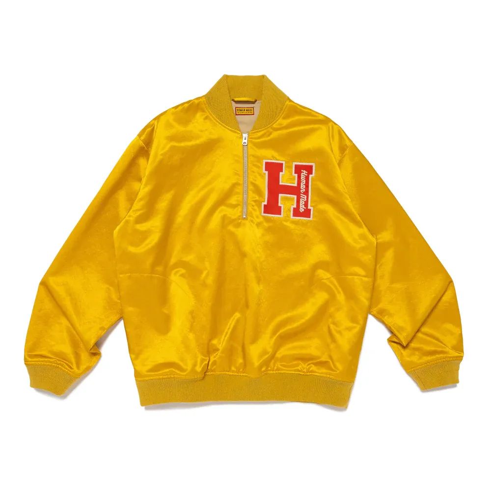 HUMAN MADE(ヒューマンメイド) サテン ハーフ ジップアップ スウェット - 25SS 33,675円