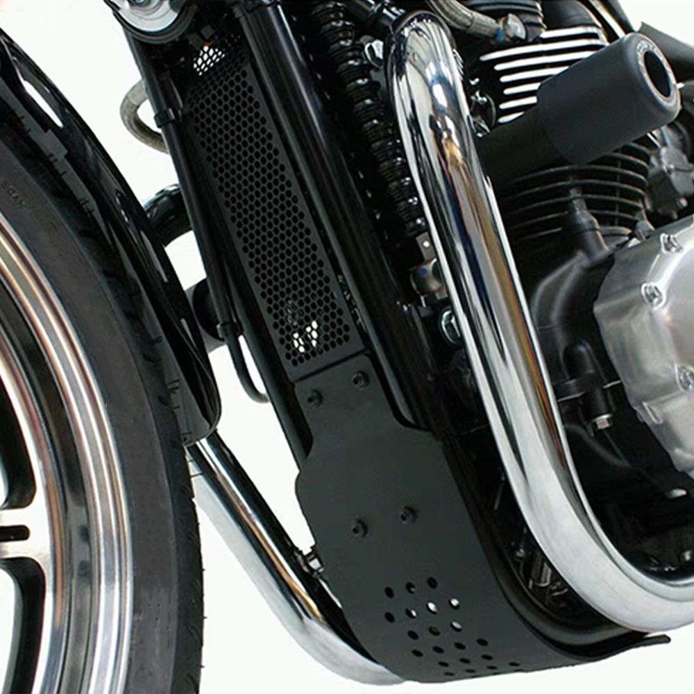JINMOCYCLE トライアンフ ボンネビル T100 T120 SE スラクストン900 スクランブラー900 2001〜2016対応 エンジンスキッドプレート ラジエーターグリルガード 8,813円
