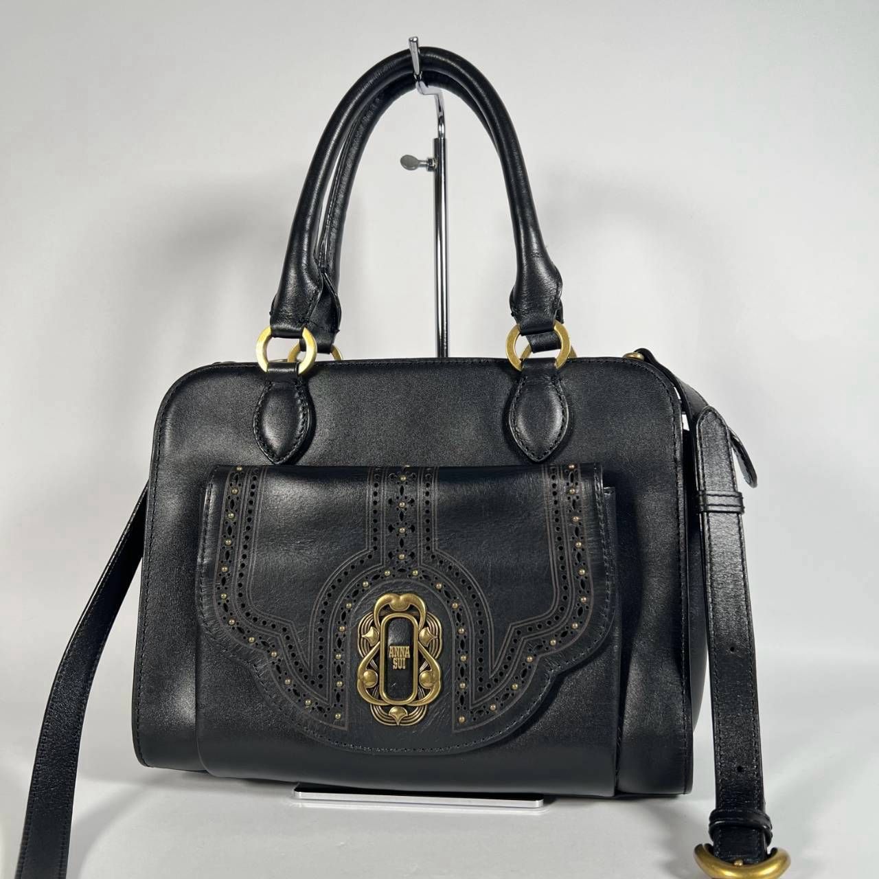 B-307 ANNA SUI アナスイ ショルダーバッグ ハンドバッグ 2WAY 