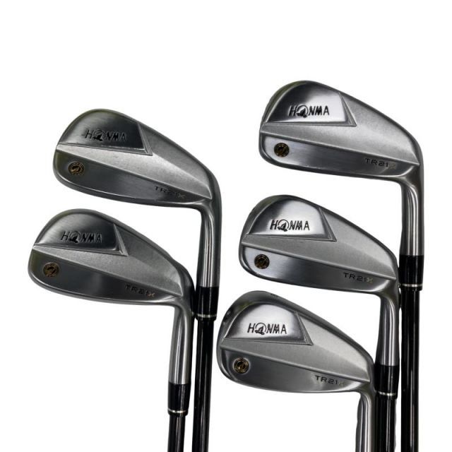 【中古】 本間ゴルフ TOUR WORLD TR21X 5S アイアンセット IR VIZARD TR20-65 (フレックスS) メンズ 男性用 右利き 右用 Cランク ゴルフクラブ