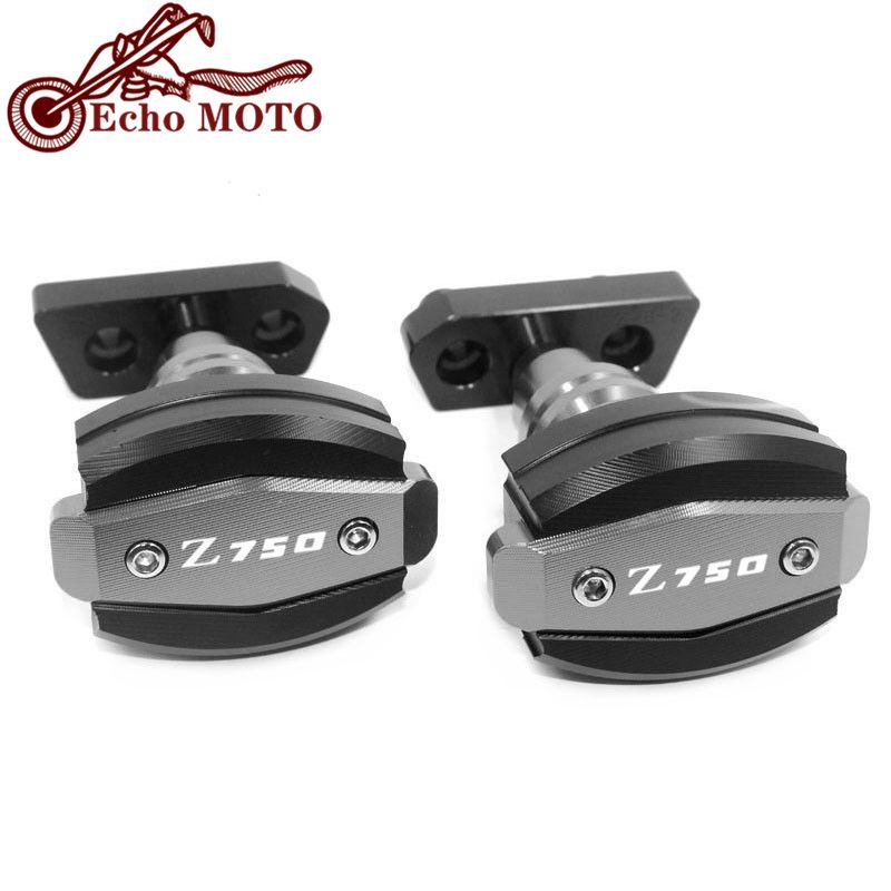 カワサキ Z750 2007〜2012 Z750R 2011〜2012対応 フレームスライダー フェアリングガード 衝突防止パッドプロテクター CNCアルミ製