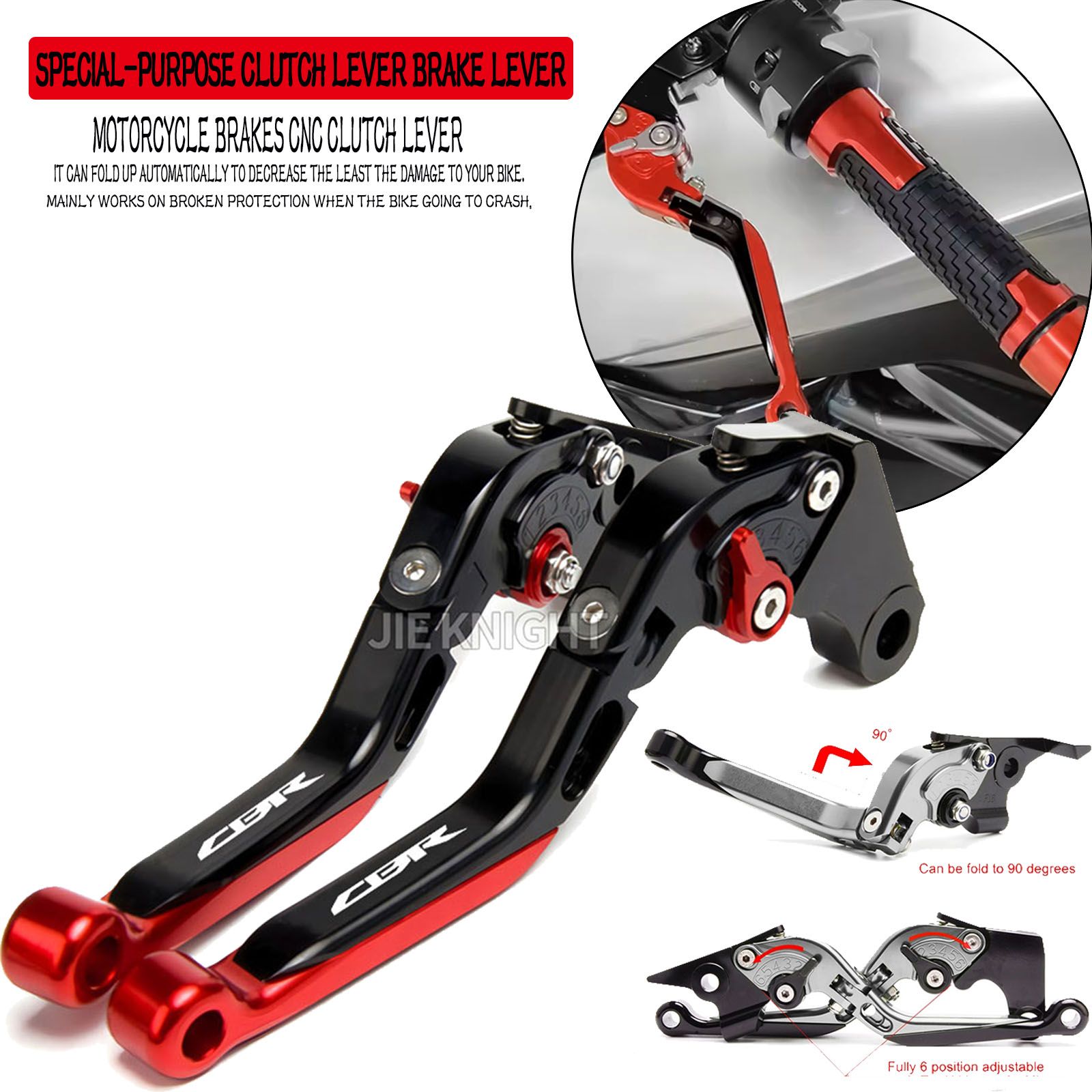 YUJIE.M ホンダ CBR600RR CBR1000RR 2008〜2019対応 CNCブレーキクラッチレバー
