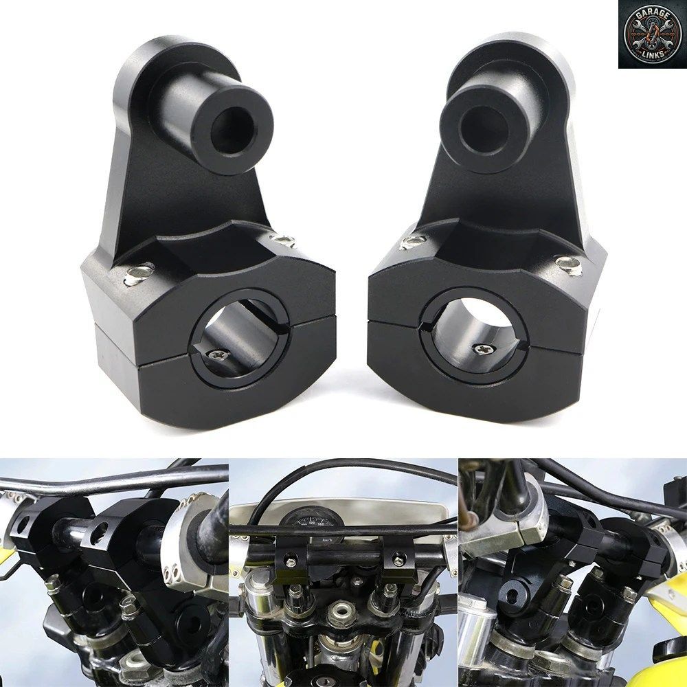22mmハンドルバーマウントクランプライザー YAMAHA FMX 650 XJ 6 / DI FYZ450F WR400F FZ1 FZ6 TDM850 FZ1 MT-07 MT-15 XJR 400