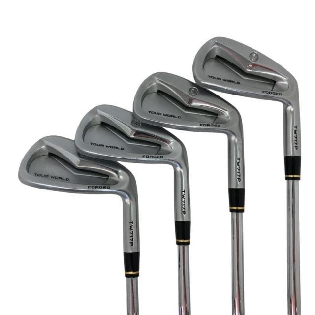 【中古】 本間ゴルフ TOUR WORLD TW717P FORGED 6S アイアンセット IR 純正特注シャフト (フレックスR) メンズ 男性用 右利き 右用 Cランク ゴルフクラブ 12,191円