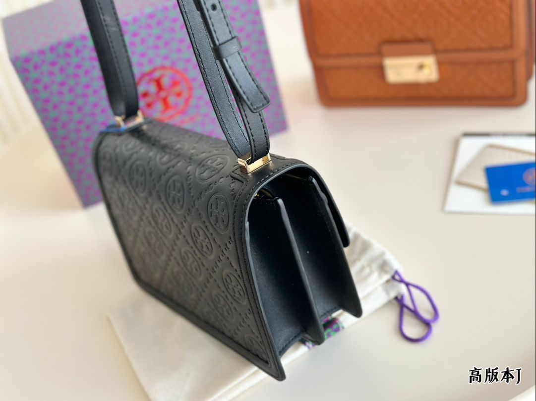 【本日限定特価】トリー?バーチ 新作アコーディオンバッグ 23×12cm 高品質レザー 折りたたみボックス付き[本日特価|新品未使用品]