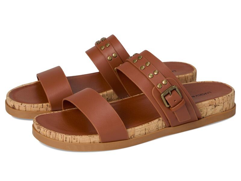 ラッキーブランド レディース シューズ サンダル Lucky Brand Dineesa Studded Two Band Flat Sandals Conger 15,680円